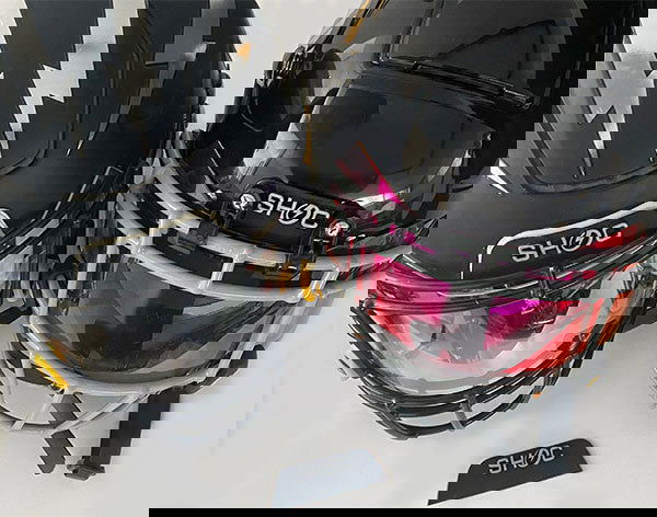 SHOC Logo 3D Football Helmet Bumper - SHOC -