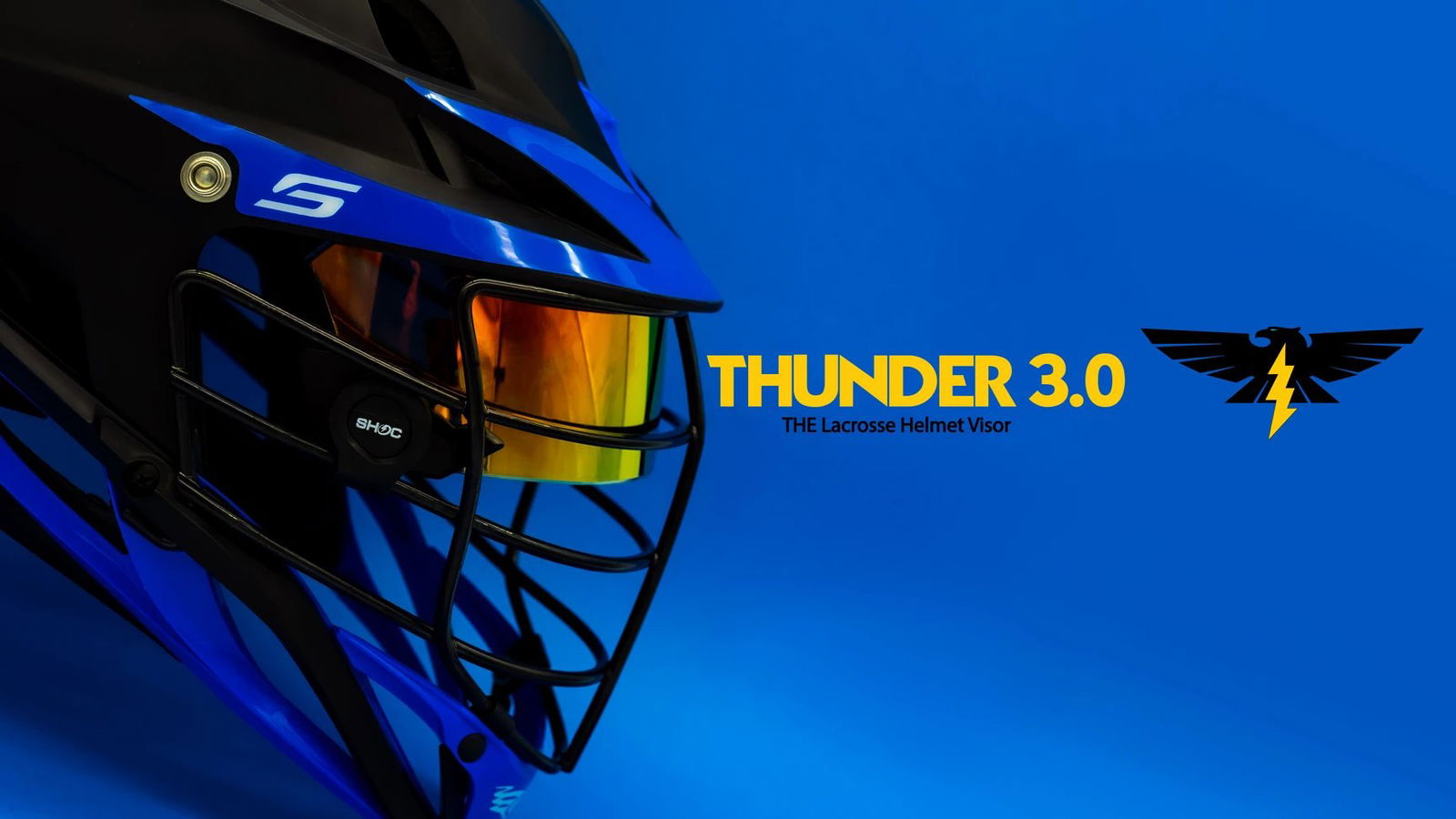 Lacrosse Visors - SHOC  - SHOC 3.0 Thunder Lacrosse Visor