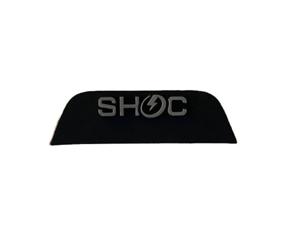 SHOC Logo  3D Football Helmet Bumper - SHOC  - SHOC Helmet Bumper with the SHOC logo.