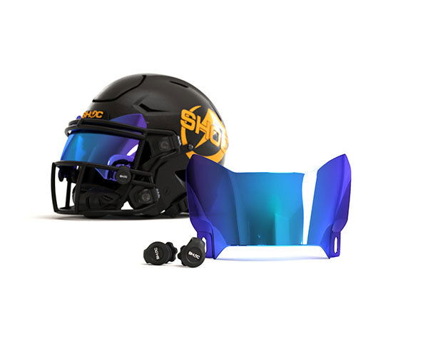 f7 helmet visor Schutt PRO designed for the F7 Pro Schutt F7 Oakley Prizm Football