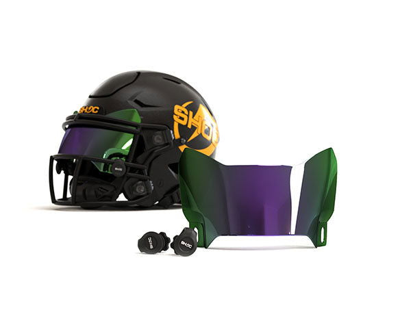 colored helmet visors for schutt f7 Sports PRO Ultimate KIT Football KIT allowing the helmet to sit lower on the back of the head Schutt F7 AiR Varsity Helmet