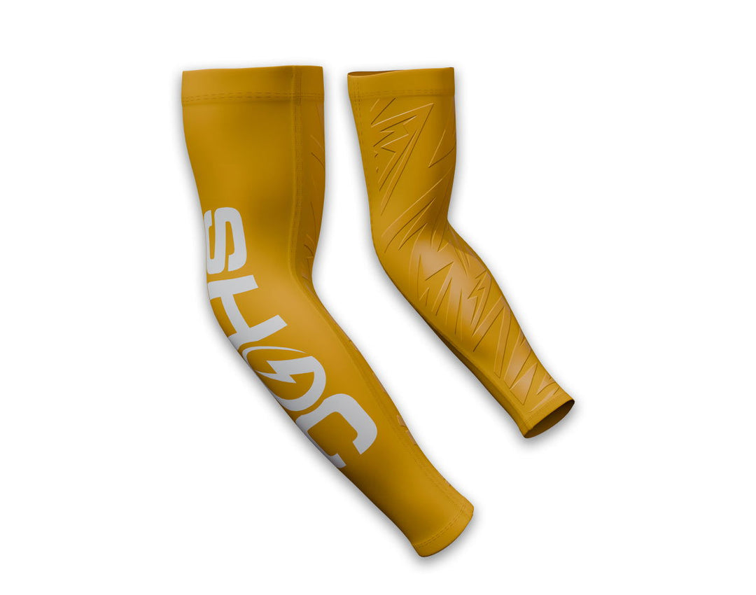 SUPER GRIP Compression Arm Sleeves, BIG Logo (One Pair) - SHOC  - 