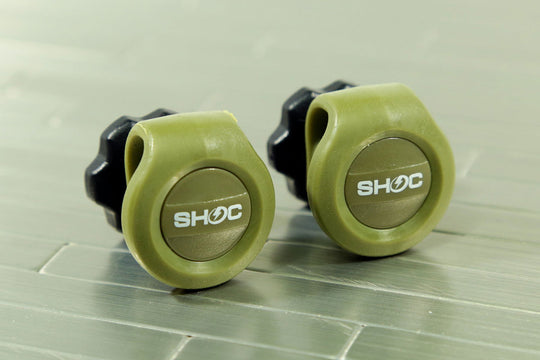 VIPER Clips | Military Green - SHOC  - Football Visor Clips - Green