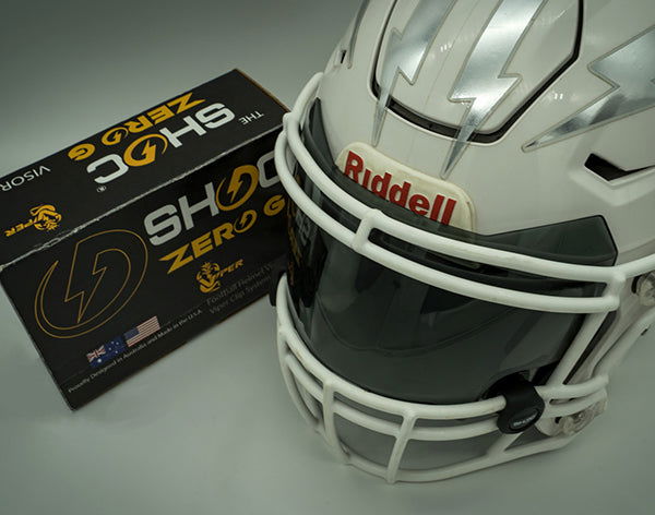 SHOC Zero G Plus | Football Visor - SHOC  - https://youtu.be/tzillRqETiQ